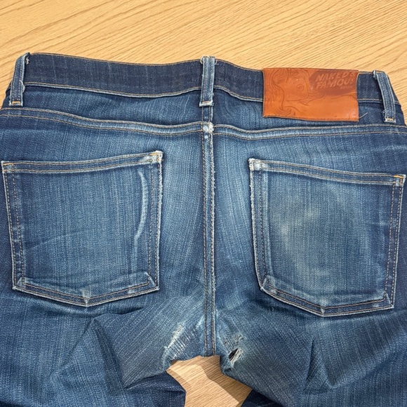 Naked and Famous Skinny Guy Natural Indigo Power Stretch in True Indigo - Men’s - Picture 4 of 5